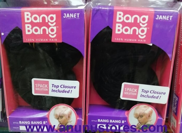 Bang Bang  100% Human Hair Weave 8''